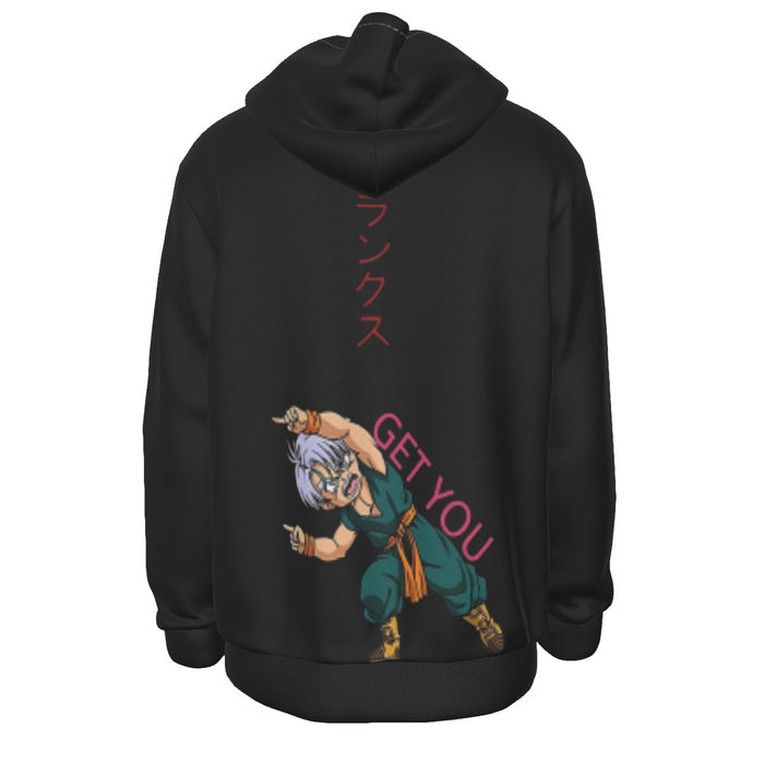 Dragon Ball Trunks Fusion Black Hoodie