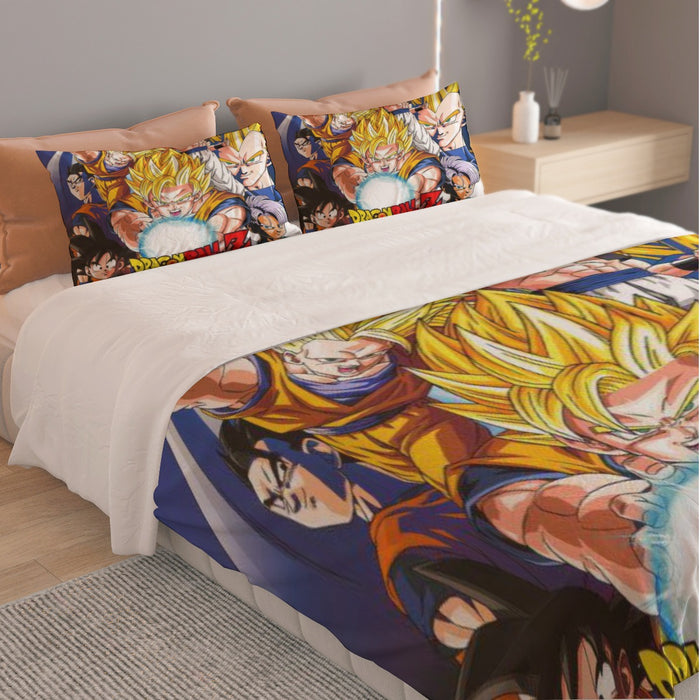 Super Saiyans Dragon Ball Z Bed Set