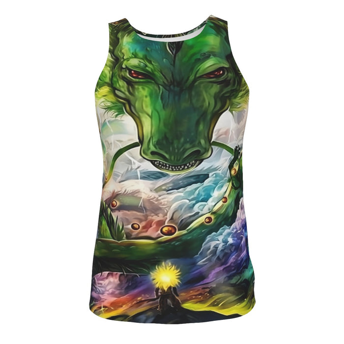 Shenron DBZ The Powerful Eternal Dragon Super Saiyan Battle Tank Top