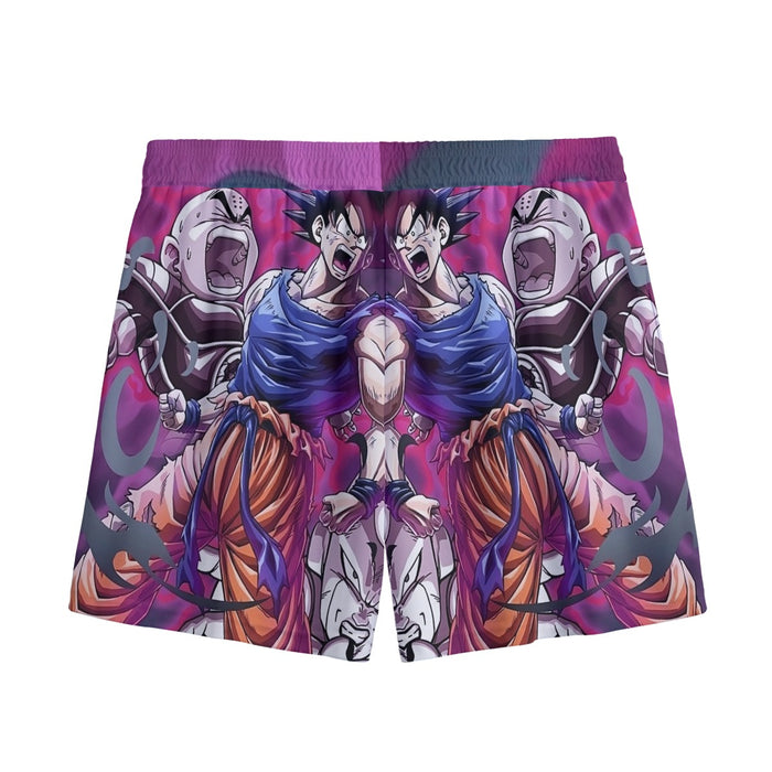 Dragon Ball Z Krillin Mesh Shorts