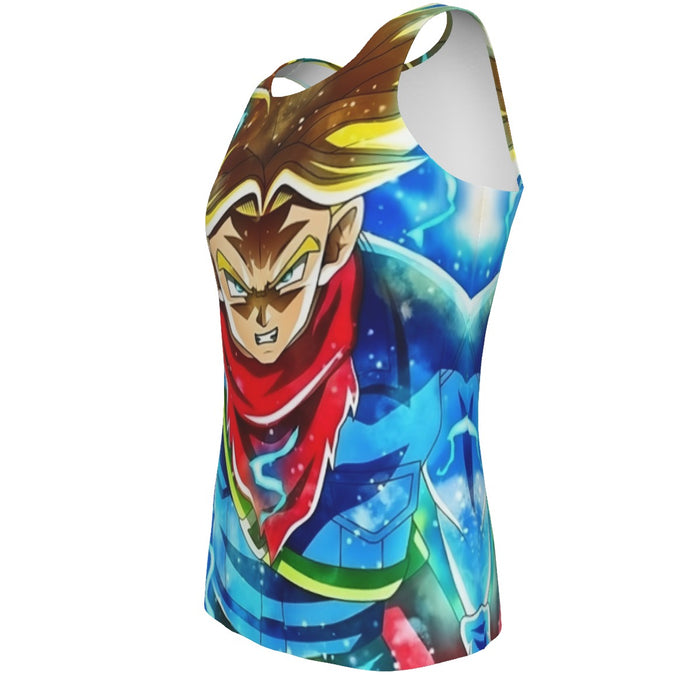 DBZ Rage Super Saiyan Trunks Portrait Unique Style Tank Top