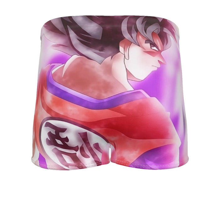 Dragon Ball Super Goku Kaioken Cool Purple Aura Casual Men's Boxer Briefs