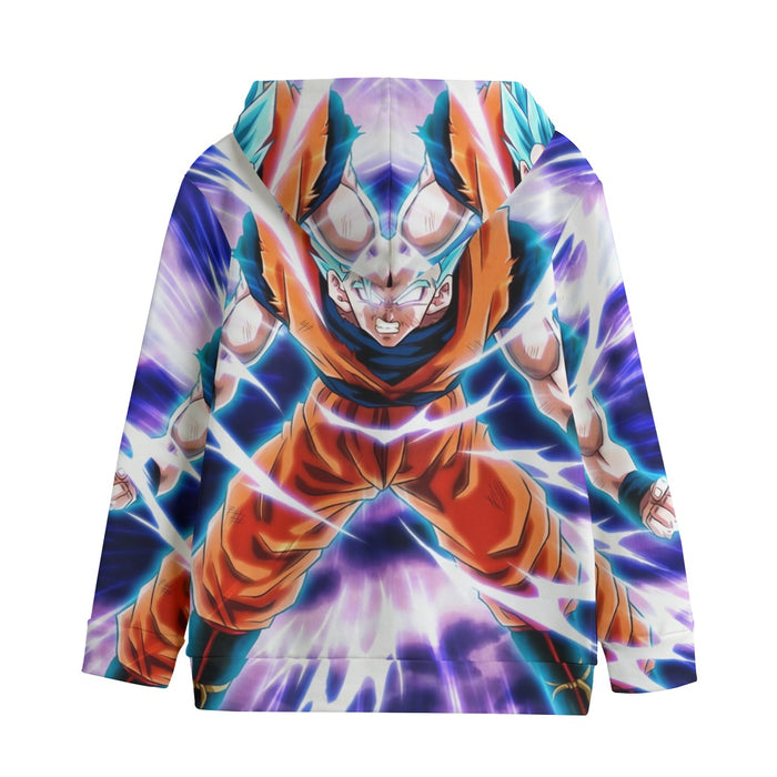 Dragon Ball Goku Blue Super Saiyan Epic Rage Casual Kids' Hoodie