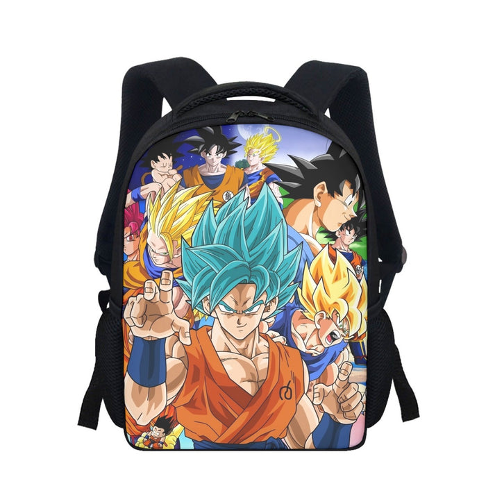 DBZ Goku Saiyan God Blue SSGSS Whis Symbol Cool Design Backpack