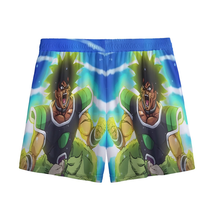 Dragon Ball Z Broly Wearing His Control Mechanism Mesh Shorts