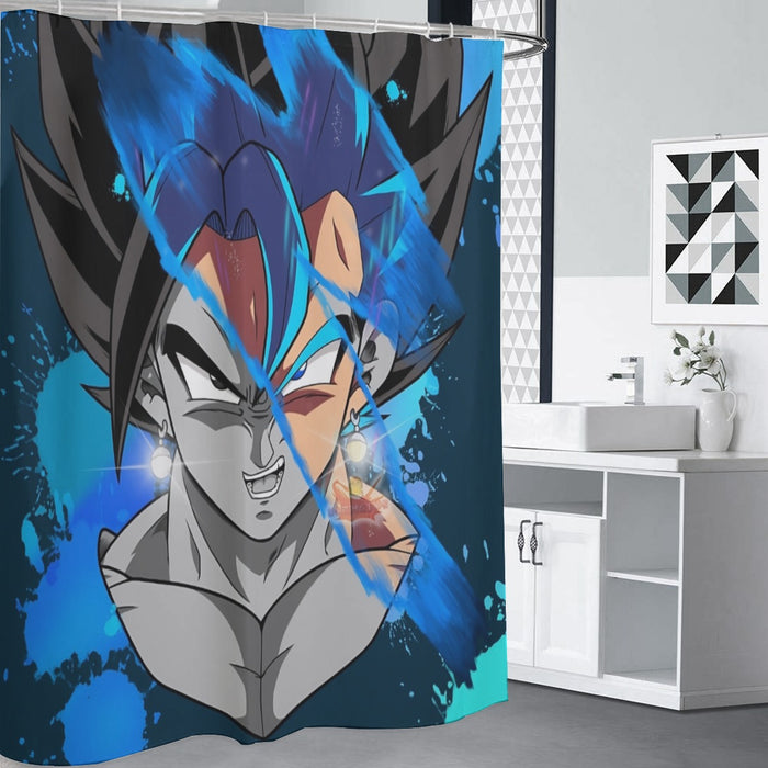 Dragon Ball Z SSJ Goku Painted Shower Curtain