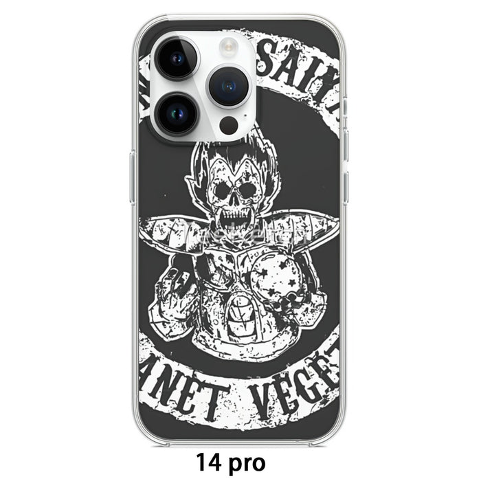 Dragon Ball Z Skeleton Vegeta Scary Super Saiyan Epic Iphone 14 Case