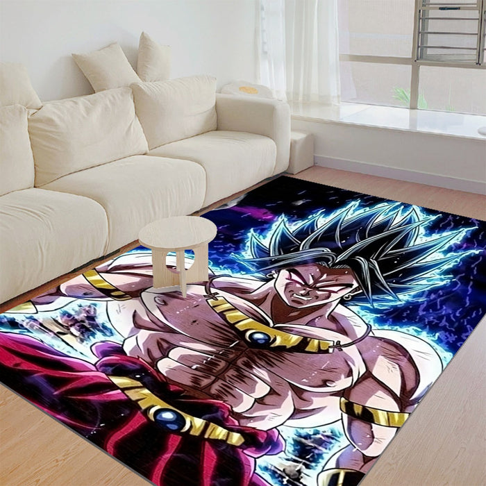 DBZ Legendary Super Saiyan Broly With Black Hair Rug