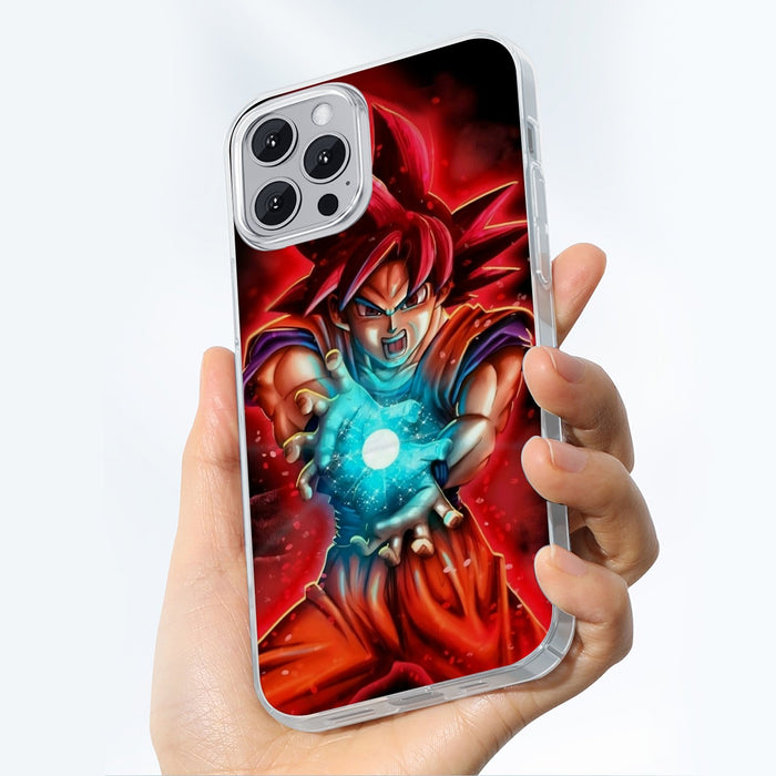 Awesome Red Hair Goku DBZ iPhone 13 Case