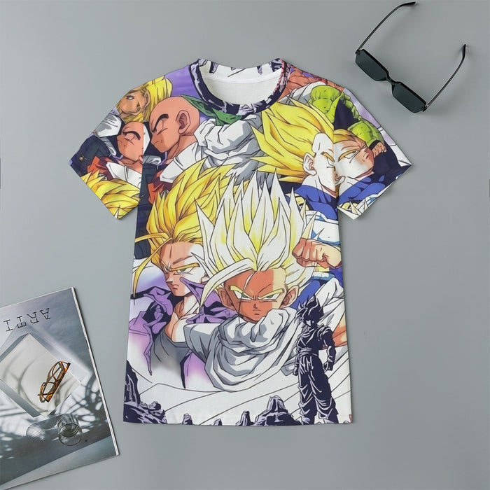 Dragon Ball Trunks Gohan Young Generation Super Saiyan Color Style Kids T-Shirt