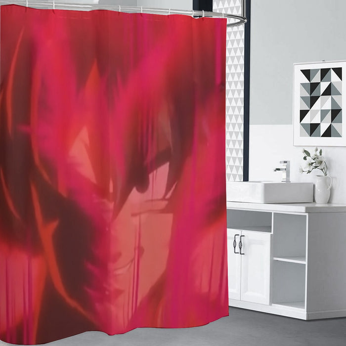 Dragon Ball Super Goku Red Kaioken Super Saiyan Epic Shower Curtain