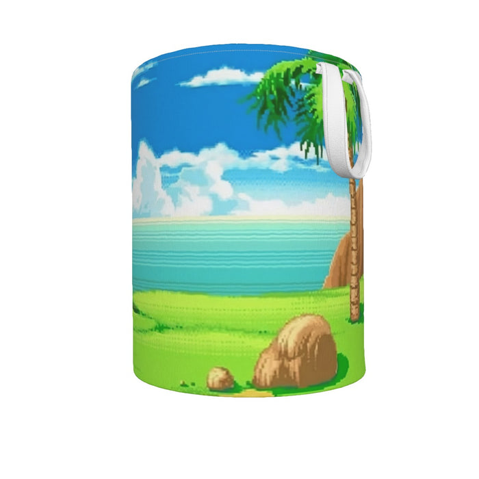 Dragon Ball Master Roshi's Kame House Cartoon Style Laundry Basket