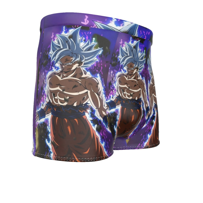 Dragon Ball Goku Ultra Instinct Power Up Vibrant 3D Men's Boxer Briefs