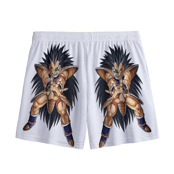 Dragon Ball Z Awesome Saiyan Raditz Fighter Stance Mesh Shorts