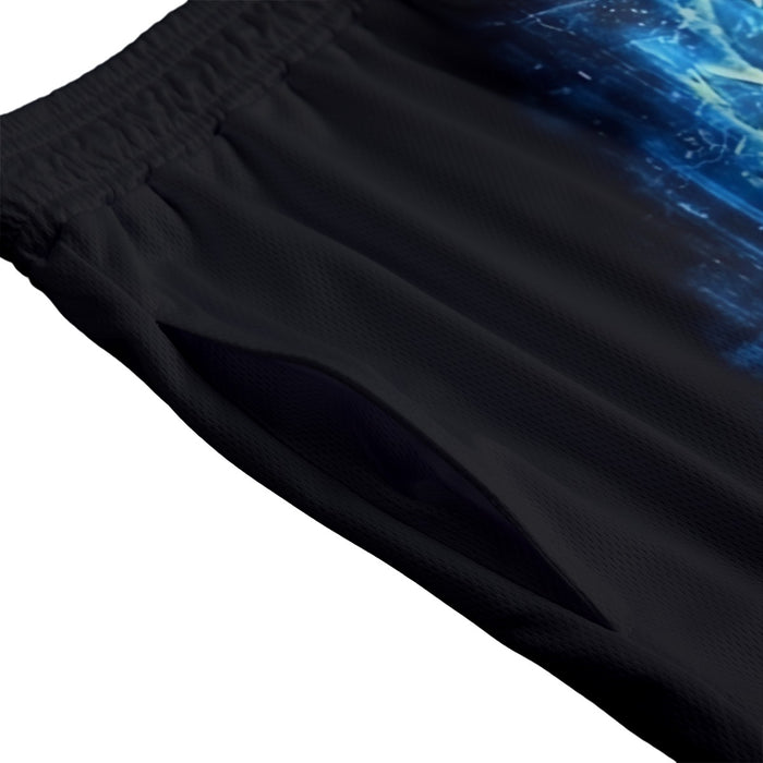 Dragon Ball Super Goku Super Saiyan Kaioken Dope Aura Mesh Shorts