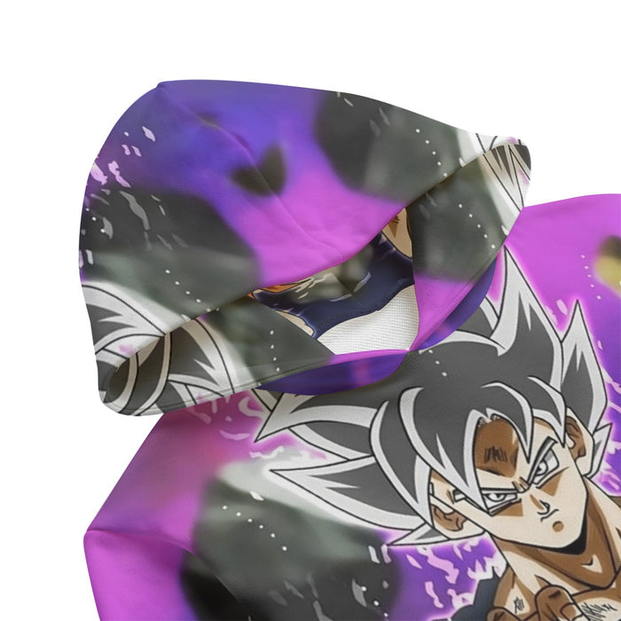 Dragon Ball Z Goku Ultra Instinct Form White Hair Kids' Hoodie