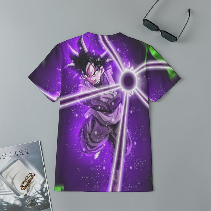 DBZ Goku Black Zamasu Power Ball Attack Cool Design Streetwear Kids T-Shirt