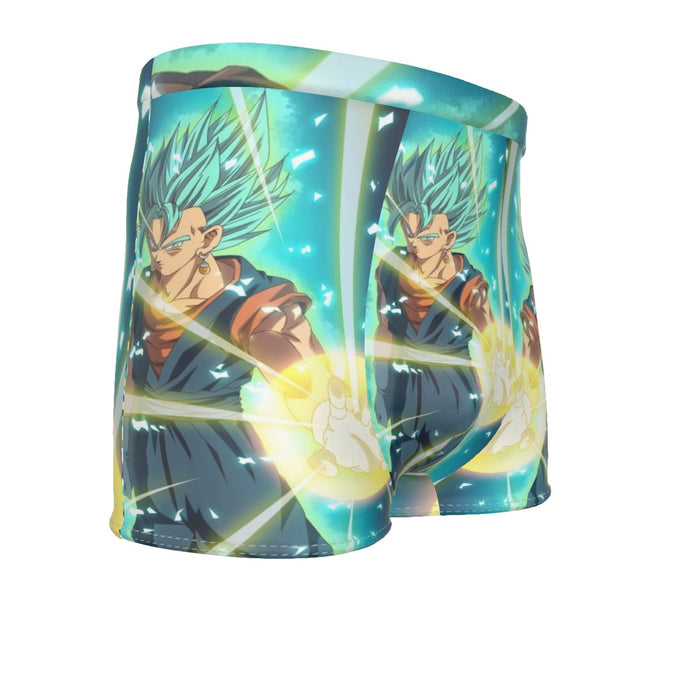 Dragon Ball Vegito Blue Super Saiyan Big Bang Flash Men's Boxer Briefs