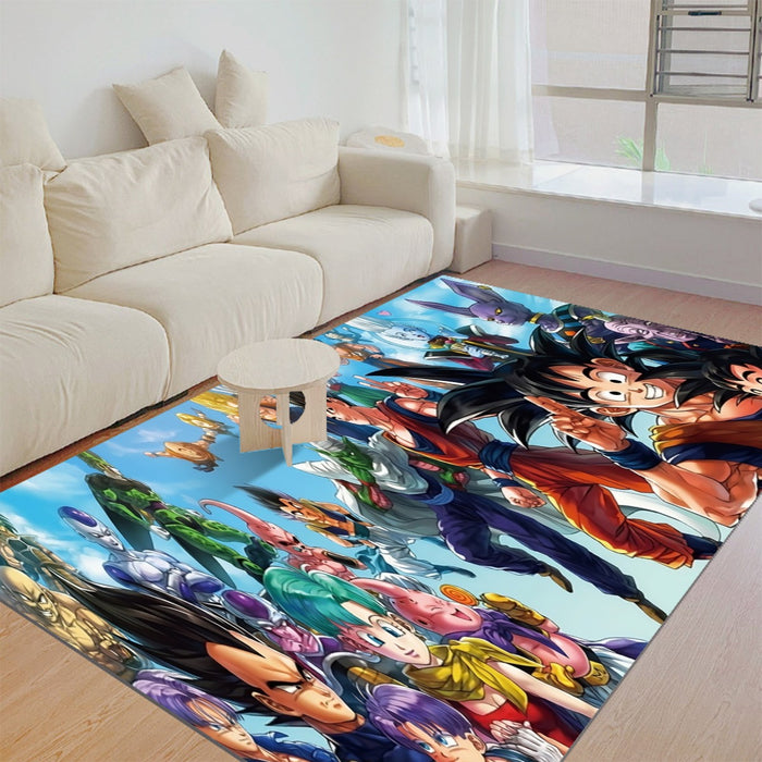 Dragon Ball Z Characters Rug