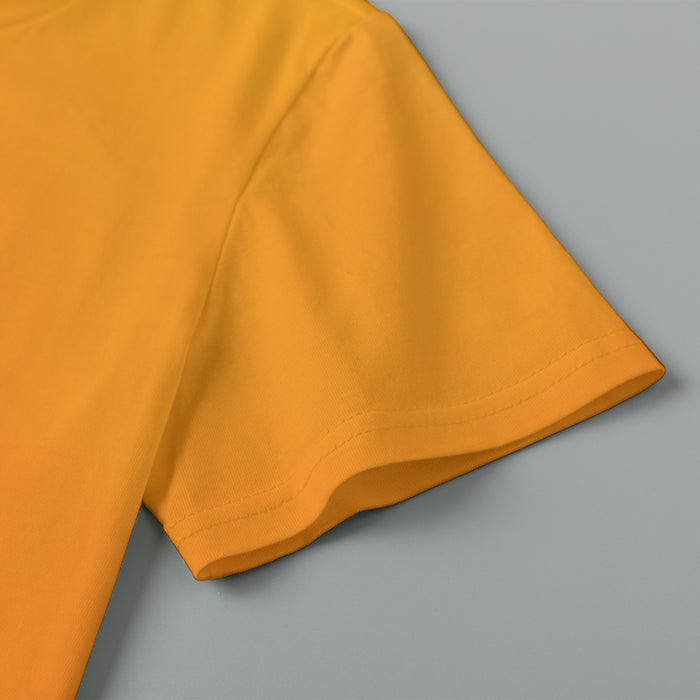 Goku Orange Background Kids T-Shirt