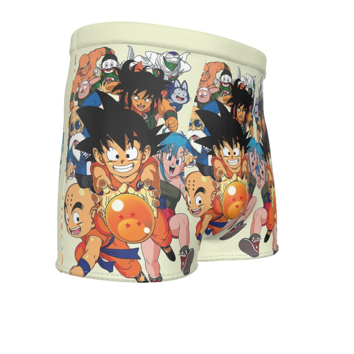 DBZ Kid Goku Master Roshi Bulma Krillin Chasing Dragon Ball Funny Men's  Boxer Briefs — DBZ Store
