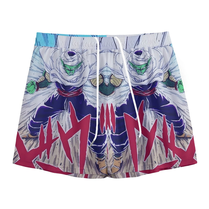 DBZ Evil King Piccolo Release Power Final Battle Fashion Mesh Shorts
