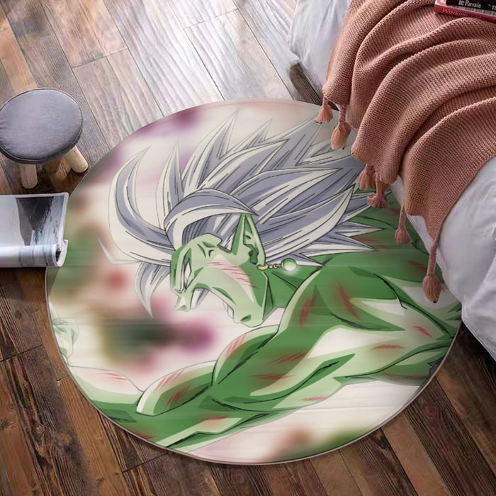 Dragon Ball Fused Zamasu Aggressive Portrait Dope Round Mat