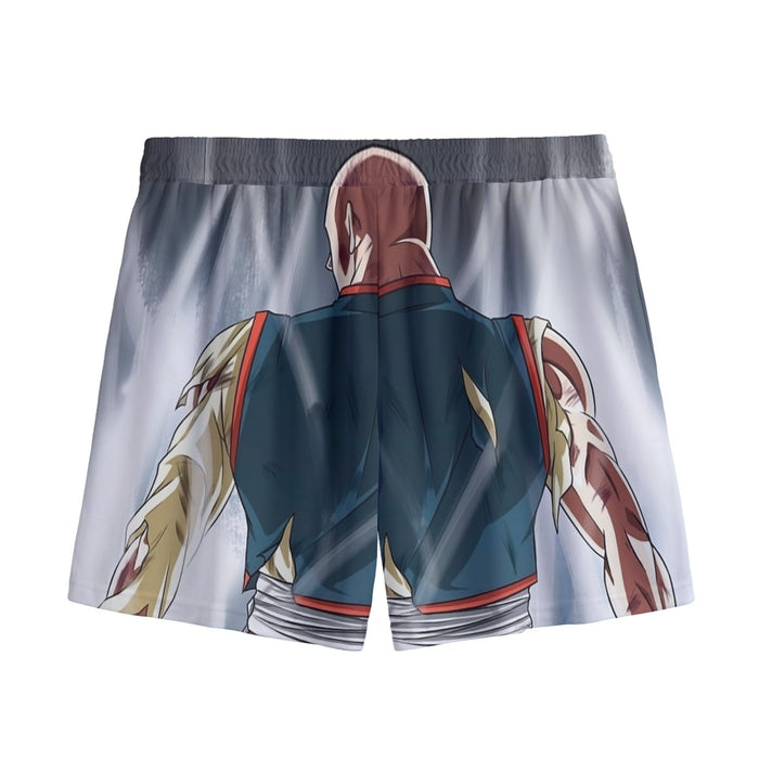 Dragon Ball Tien Shinhan Ultra Instinct Epic Streetwear Mesh Shorts