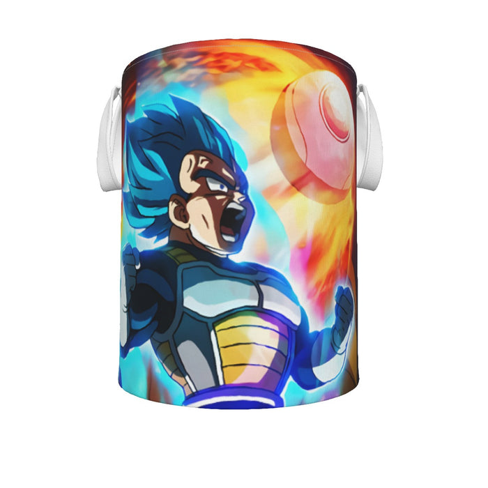 DBZ Legendary Broly Son Goku Vegeta Super Saiyan Blue Laundry Basket