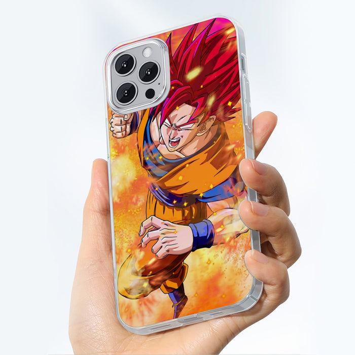 Dragon Ball Super Goku Rage Red Ultra Instinct Dope Iphone 13 Case