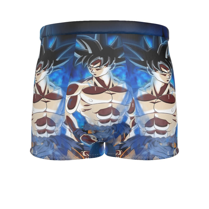 Dragon Ball Super Goku Kaioken Cool Purple Aura Casual Men's Boxer Briefs