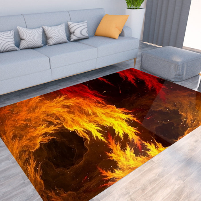 Dragon Ball Z Super Saiyan Orange Aura Dope Streetwear Rug