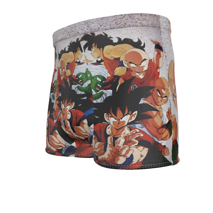 Dragon Ball Goku Piccolo Krillin Heroes Group Awesome Design Men's Boxer Briefs