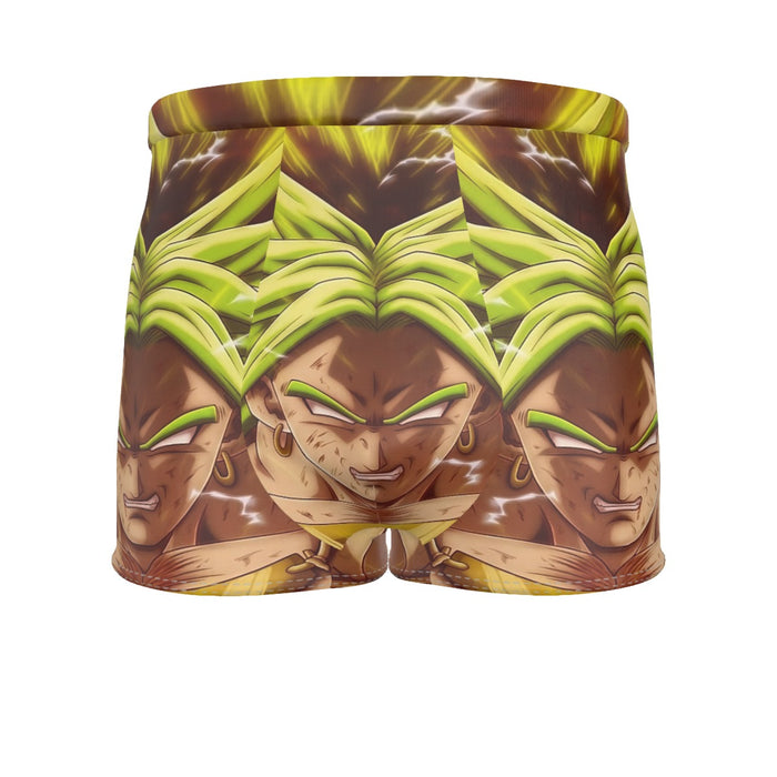 Dragon Ball Super Legendary Super Saiyan Broly White Eyes Custom Men's Boxer Briefs