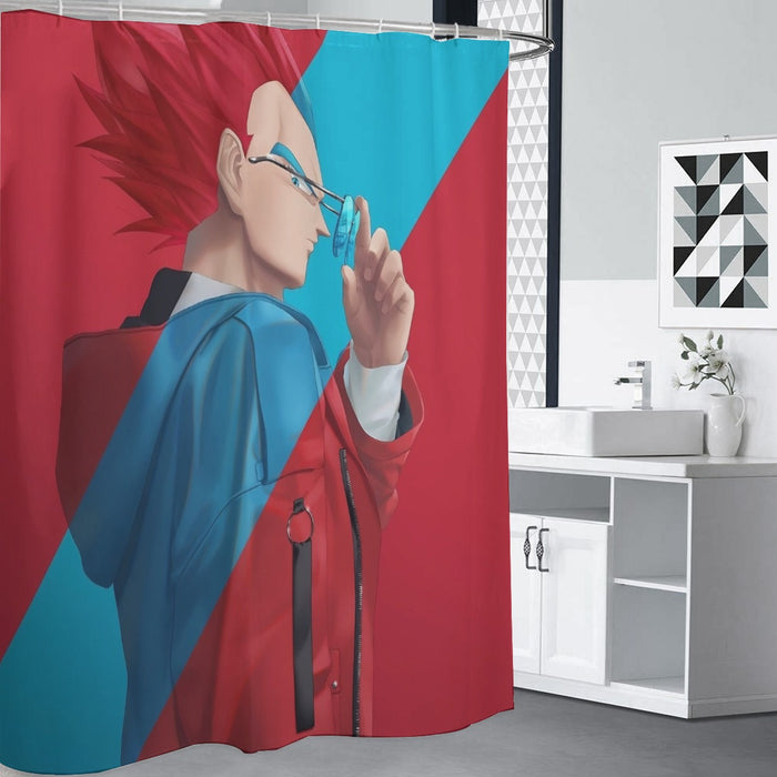 Cool Vegeta Businessman Design Dragon Ball Z Shower Curtain