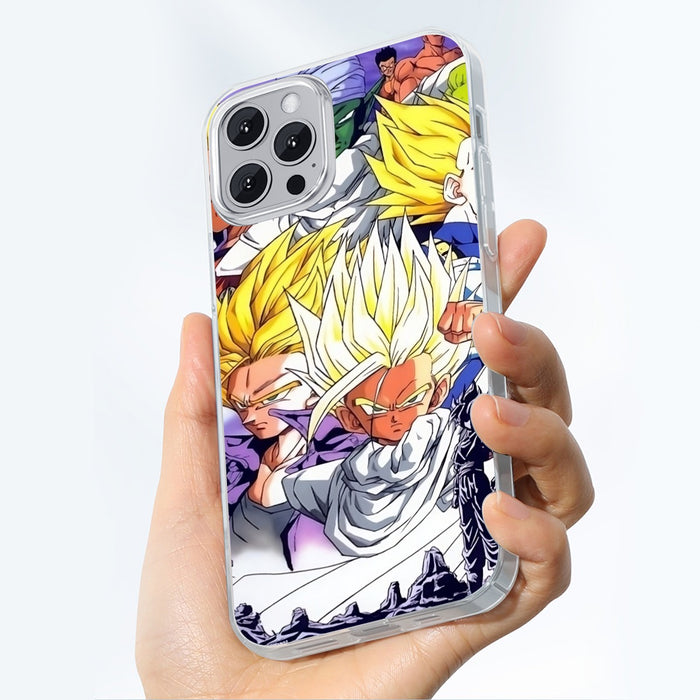 Dragon Ball Trunks Gohan Young Generation Super Saiyan Color Style Iphone 14 Case