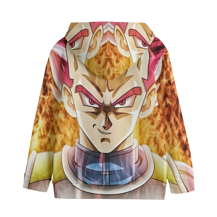 Dragon Ball Super Saiyan God Red Vegeta Cool Casual Kids' Hoodie