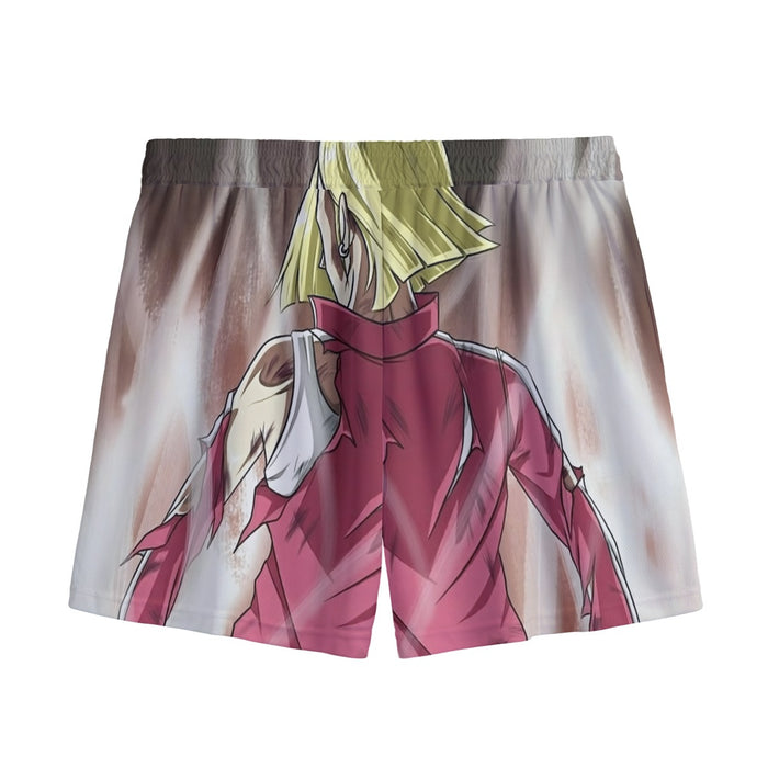 Dragon Ball Android 18 Ultra Instinct Epic Streetwear Mesh Shorts