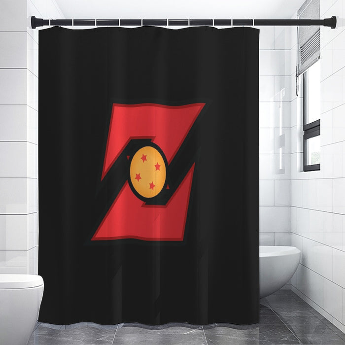 Dragon Ball Z Logo Four Star Dragon Ball Cool Design Shower Curtain