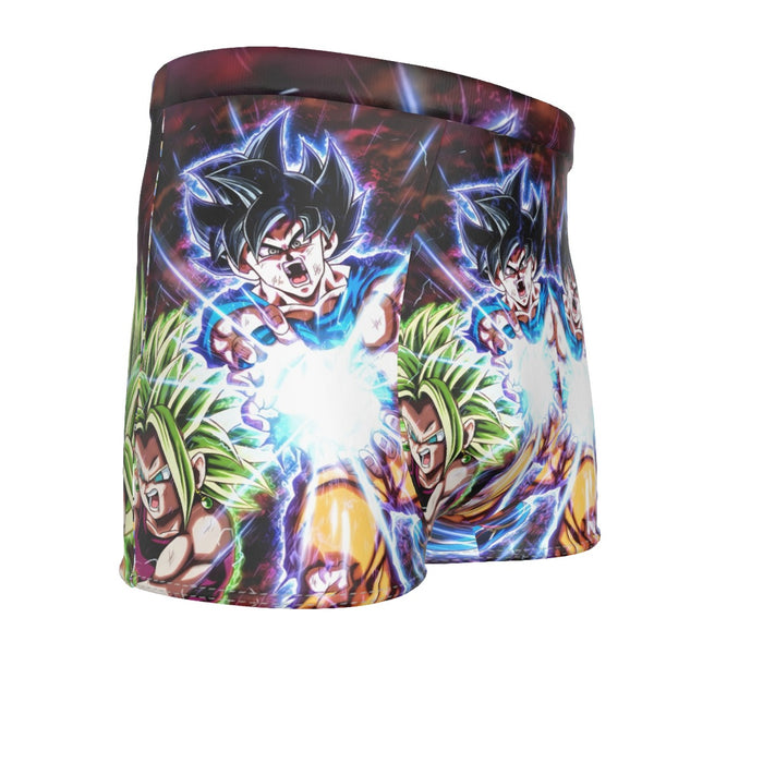 Dragon B Z Son Goku Powerful Kamehameha Released Men's Boxer Briefs