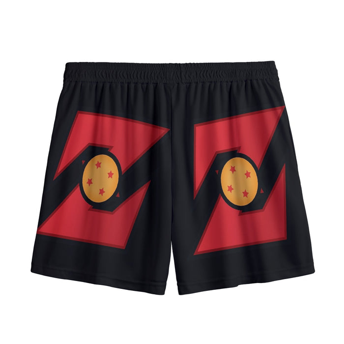 Dragon Ball Z Logo Four Star Dragon Ball Cool Design Mesh Shorts