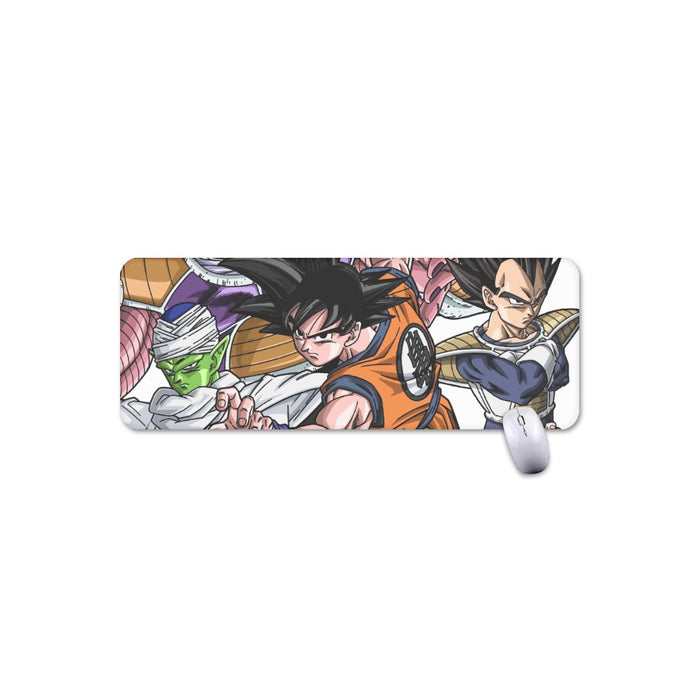 DBZ Goku Fighting Stance Gohan Piccolo Krillin Vegeta Frieza Color Mouse Pad