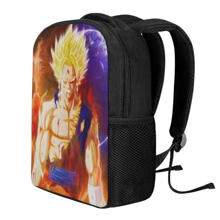 Dragon Ball Z Vegito Super Saiyan Angry Bruised Dope Backpack
