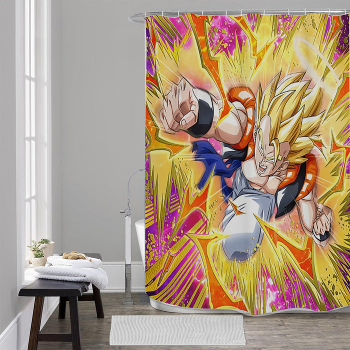 Dragon Ball Super Gogeta Outshining Darkness Cool Shower Curtain