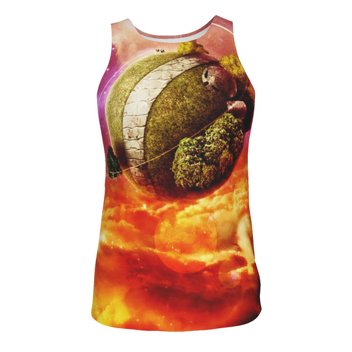 Dragon Ball Z Great King Kai Planet Cool Orange Tank Top