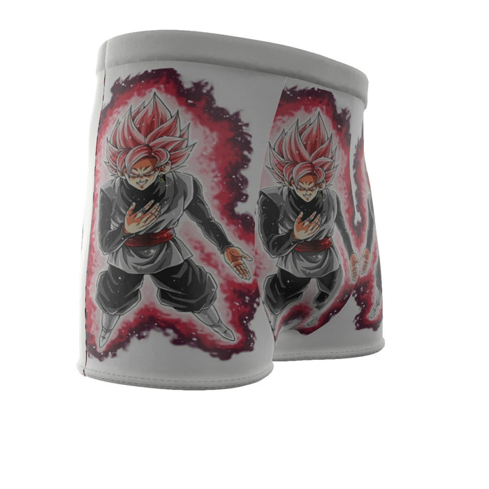 Dragon Ball Super Black Goku Rose 2 Super Saiyan Grin Men's Boxer Briefs