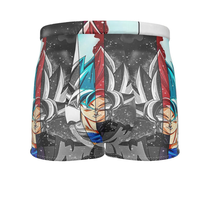 Dragon Ball Super All Super Saiyan Goku Forms Men's Boxer Briefs