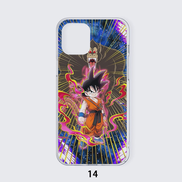 Great Ape Monkey Kid Goku Galaxy High-Quality Battle 3D Iphone 14 Case