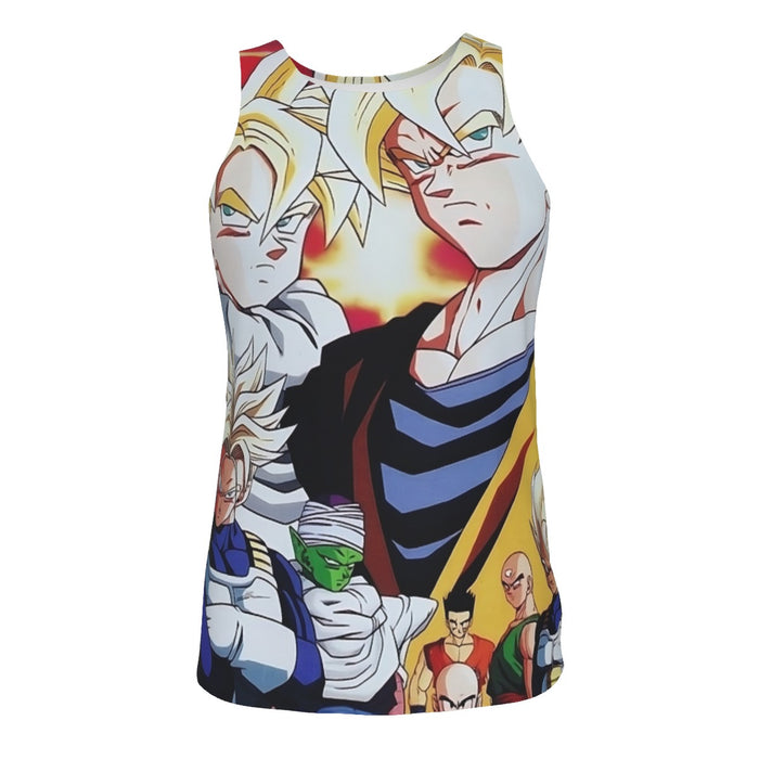 Dragon Ball Z Angry Super Saiyan Fighters Tank Top