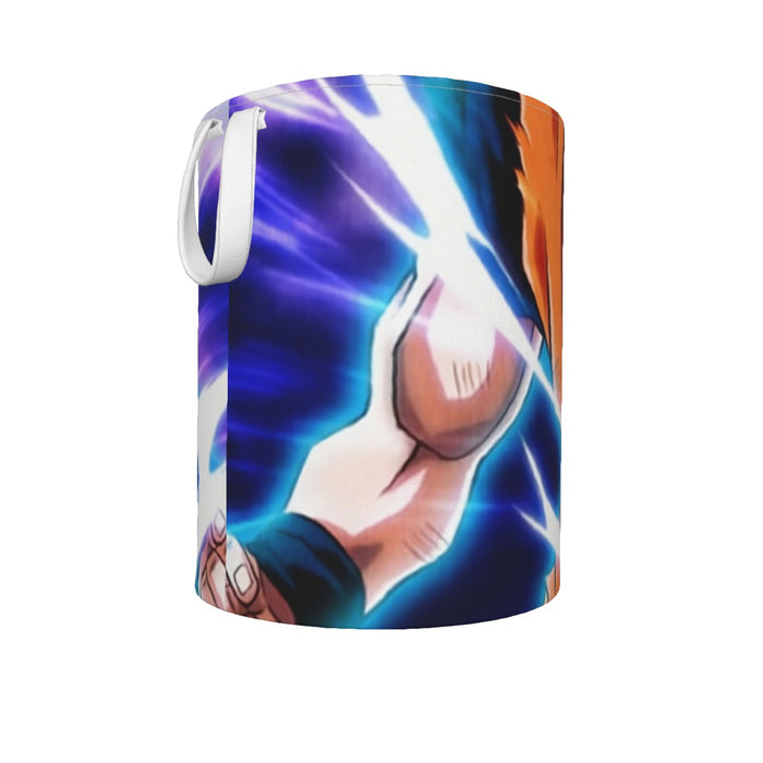 Dragon Ball Goku Blue Super Saiyan Epic Rage Casual Laundry Basket